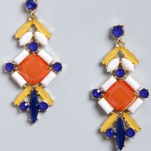 DAYS OF DELIGHT ORANGE DANGLE EARRINGS